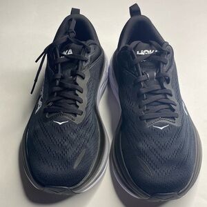 Hoka Bondi 8 size 7.5D Women Black and White